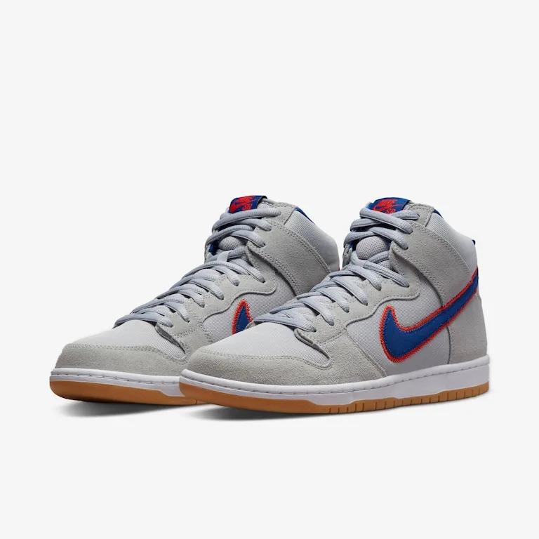 Nike SB Dunk High PRM NY Mets Rush Blue and Team Orange